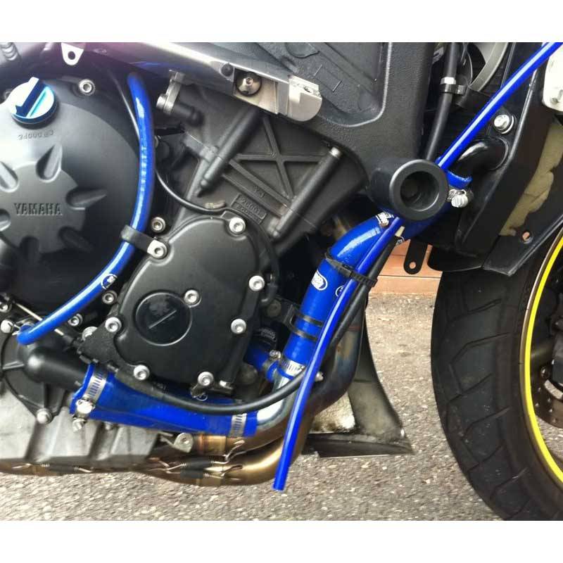 thumbnail image 2 of AS3 Performance Blue Silicone Radiator Hoses For Yamaha YZF R6 2006-2021 – Reinforced, 1 Year Warranty 2 of 4