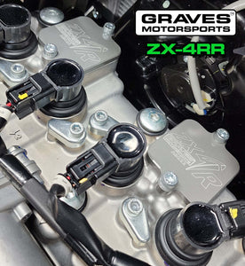 Graves Motorsports Kawasaki Ninja ZX4-RR / ZX6-R / ZX-10R Smog Block Off Plates