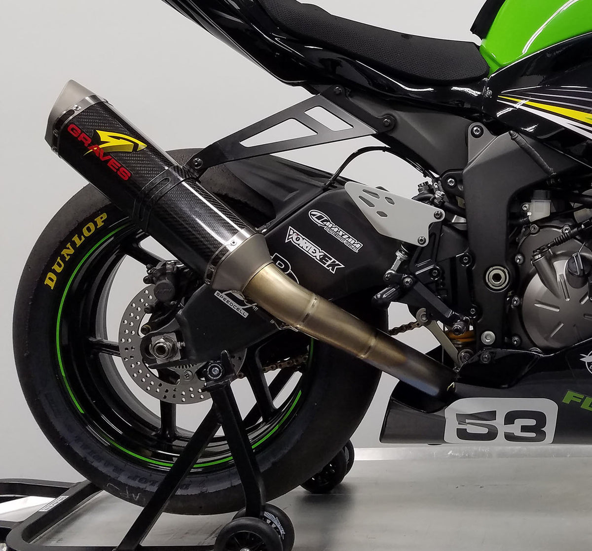 Graves Motorsports WORKS2 ZX-6R Carbon Full Exhaust System – Pit