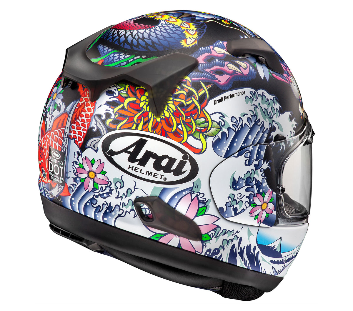 ARAI QUANTUM-X ORIENTAL BLACK FROST – Pit Lane Moto