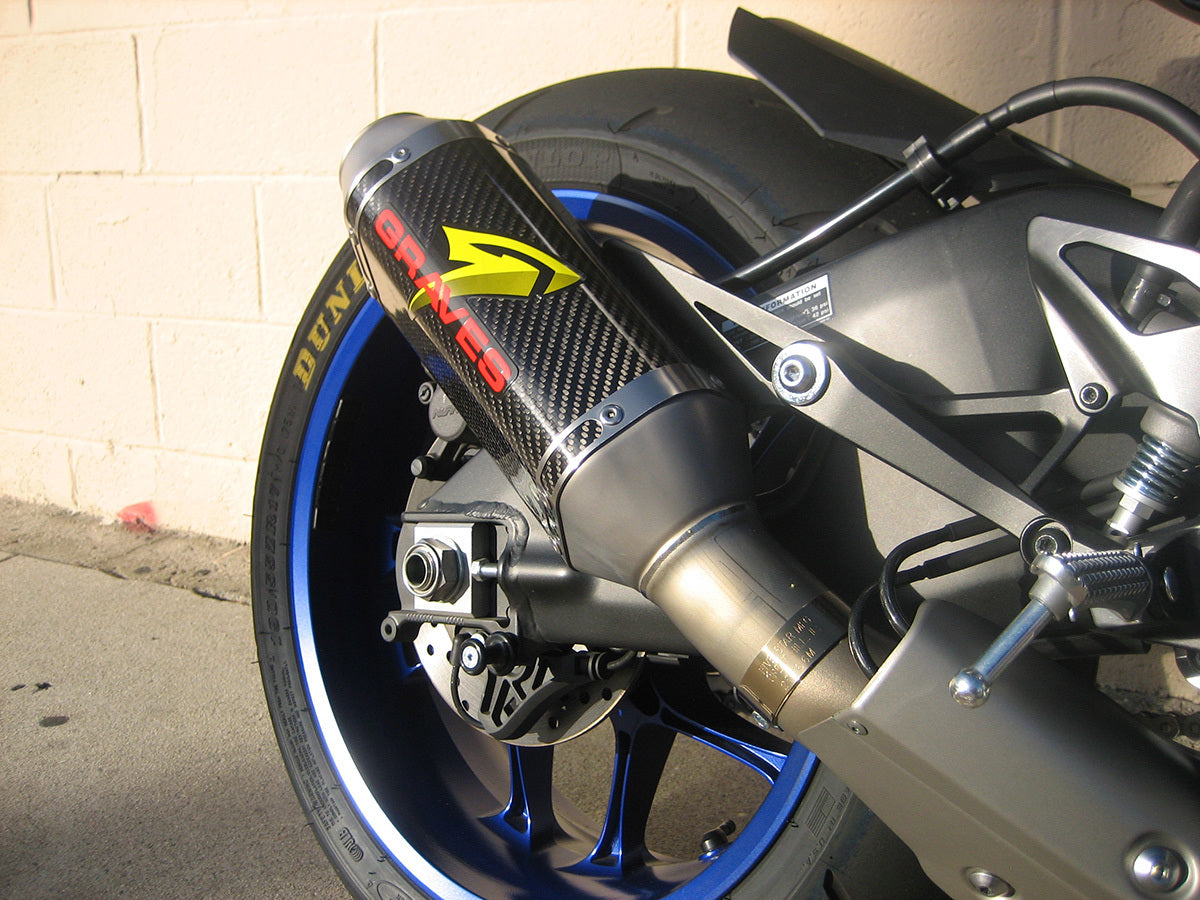 Graves Motorsports 2015 Yamaha R1 2017 MT 10 Cat Back Slip On