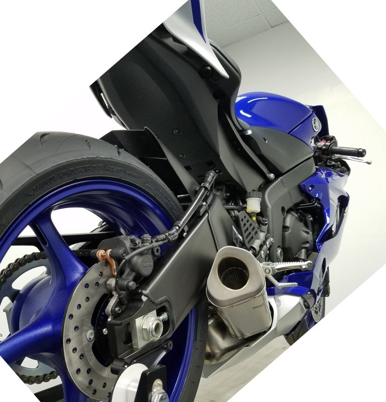 Graves Motorsports Cat Back Slip on Titanium Exhaust Yamaha R6 Pit Lane Moto