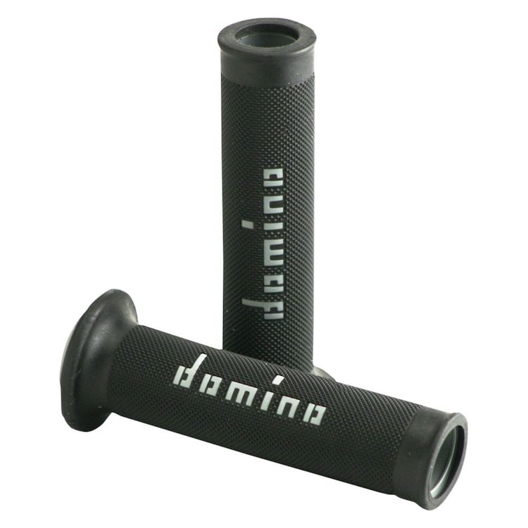 Domino 6274 Black Stradale Grips – Fits 22mm Handlebars – Made In Italy