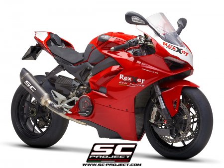 SC Project D26 TC91C SC1 R 4 2 1 Full Exhaust for Ducati Panigale V4 2018 at Accessories International