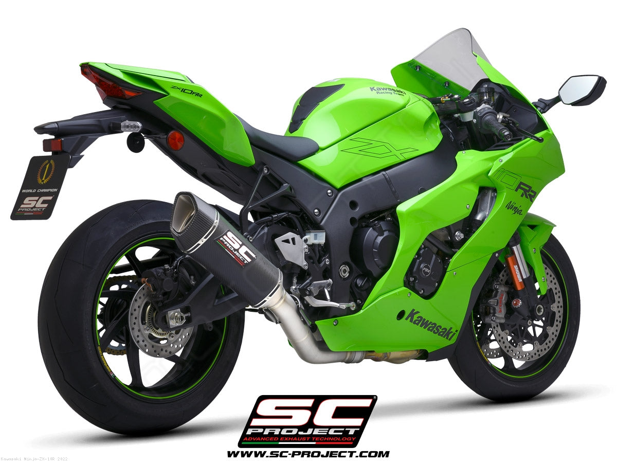SC Project SC1 R Exhaust 2021 Kawasaki ZX10R Pit Lane Moto