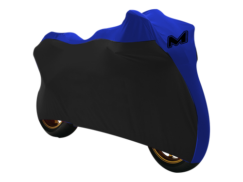 MOTO-D Motorcycle Cover for Sportbikes (Indoor / Outdoor) Blue