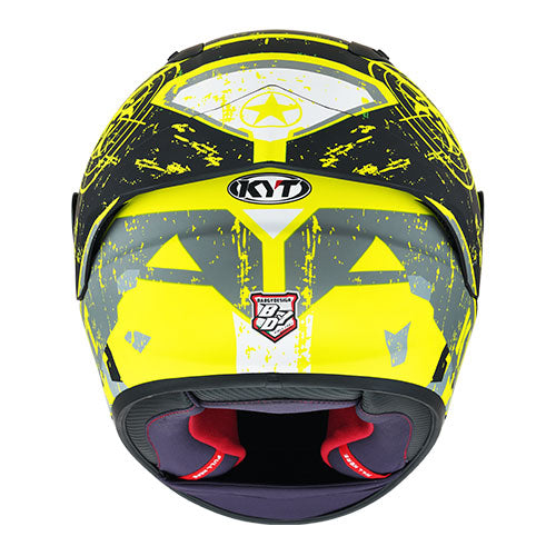 KYT NZ-Race Blazing Matte Yellow Helmet – Pit Lane Moto
