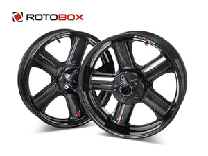 Rotobox Ducati Scrambler Carbon Fiber Wheels (Front & Rear Set)