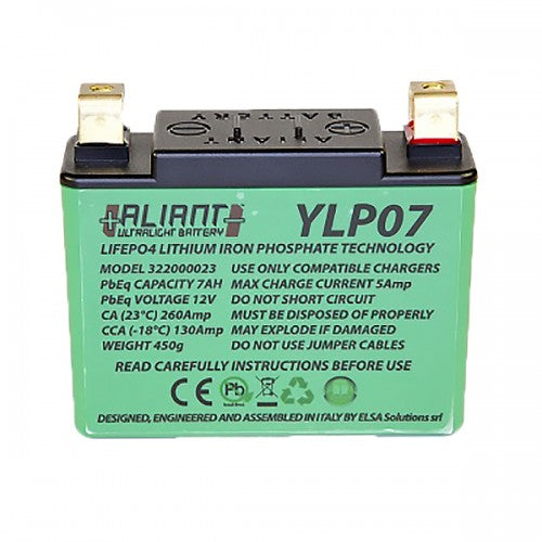Aliant YLP07 7.0AH ALICHEM Lifepo4 Battery – Pit Lane Moto
