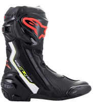 Load image into Gallery viewer, Alpinestars Supertech R Boots - Black/White/Red Fluo/Yellow Fluo