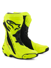 Load image into Gallery viewer, Alpinestars Supertech R Boots - Yellow Flou/Black