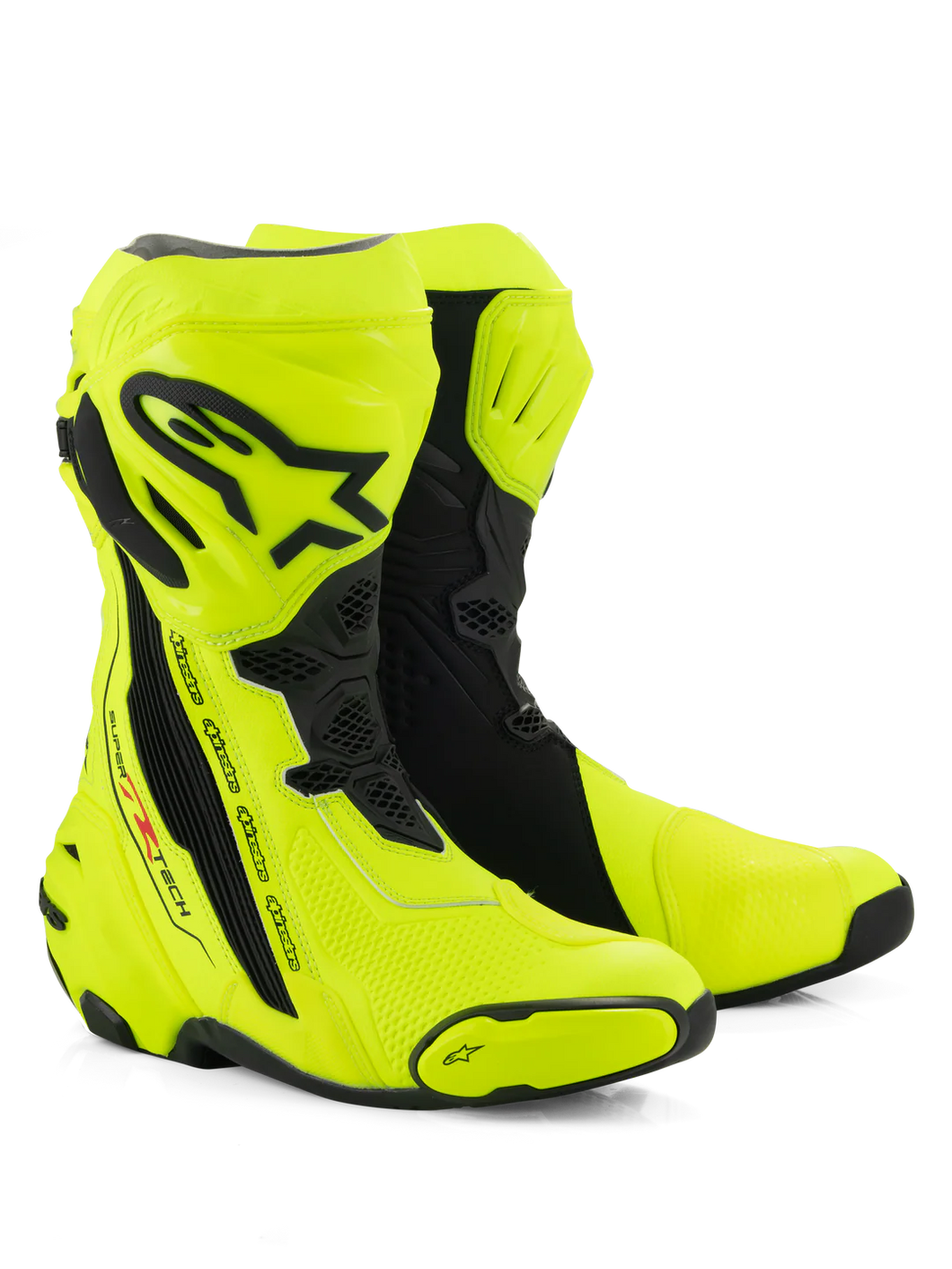 Alpinestars Supertech R Boots - Yellow Flou/Black – Pit Lane Moto