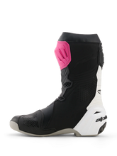 Load image into Gallery viewer, Alpinestars Supertech R Boots - Black/Magenta/White/Yellow Fluo