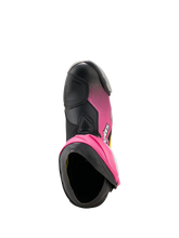 Load image into Gallery viewer, Alpinestars Supertech R Boots - Black/Magenta/White/Yellow Fluo