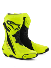 Load image into Gallery viewer, Alpinestars Supertech R Vented Boots - Yellow Fluo/Black