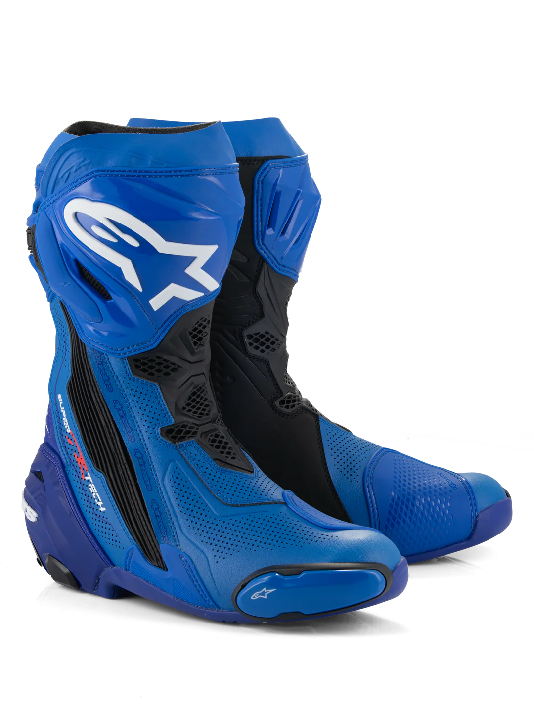 Alpinestars Supertech R Vented Boots - Blue/Black – Pit Lane Moto