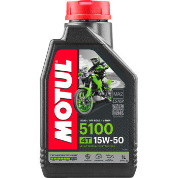 Motul 5100 Synthetic Blend 4T Engine Oil 15W-50 1L