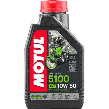 Motul 5100 Synthetic Blend 4T Engine Oil 10W-50 1L