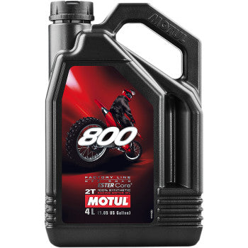 Motul 800 Factory Line Synthetic 2T Engine Oil - 4L