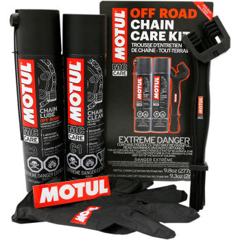 Motul Chain Care Kit - Off-Road - Aerosol