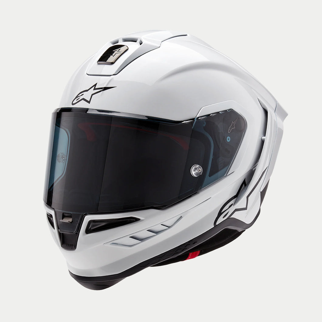 Alpinestars Supertech R10 Helmet - Gloss White – Pit Lane Moto Alpinestars Supertech R10 Helmet - Gloss White – Pit Lane Moto