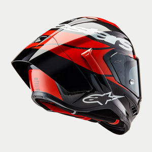 Alpinestars Supertech R10 Helmet - Element - Carbon/Red/White