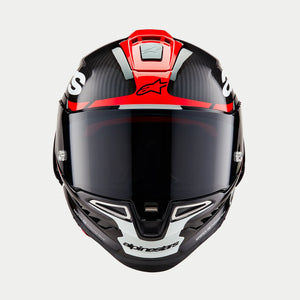 Alpinestars Supertech R10 Helmet - Element - Carbon/Red/White