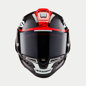 Alpinestars Supertech R10 Helmet - Element - Carbon/Red/White