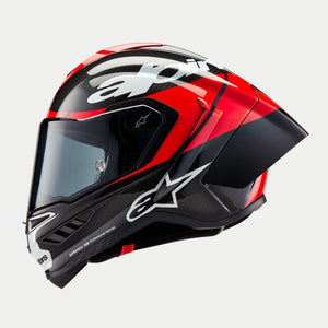 Alpinestars Supertech R10 Helmet - Element - Carbon/Red/White