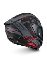 Load image into Gallery viewer, Alpinestars S-R7 A-Core Helmet ECE06/DOT - Black/Gray/Red Matte