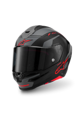 Load image into Gallery viewer, Alpinestars S-R7 A-Core Helmet ECE06/DOT - Black/Gray/Red Matte