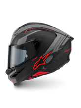 Load image into Gallery viewer, Alpinestars S-R7 A-Core Helmet ECE06/DOT - Black/Gray/Red Matte