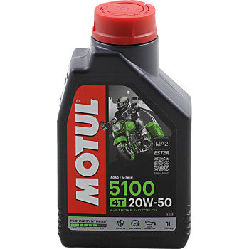 Motul 5100 Synthetic Blend 4T Engine Oil 20W-50 1L