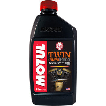 Motul V-Twin Synthetic 4T Engine Oil 20W-50 1 U.S. quart