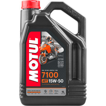 Motul 7100 Synthetic 4T Engine Oil 15W-50 4L