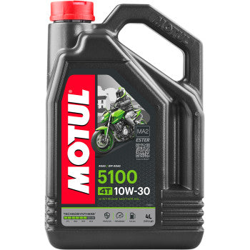 Motul 5100 Synthetic Blend 4T Engine Oil 10W-30 4L