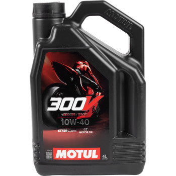 Motul 300V Factory Line Road Racing Synthetic 4T Engine Oil 10W-40 4L