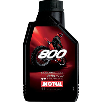 Motul 800 Factory Line Synthetic 2T Engine Oil - 1L