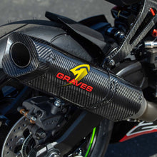 Load image into Gallery viewer, Graves Motorsports WORKS2 Kawasaki ZX-4RR Carbon Full Exhaust System