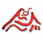 Samco Sport 7 Piece Silicone Radiator Coolant Hose Kit Honda CBR 1000 RR Fireblade 2008 - 2011