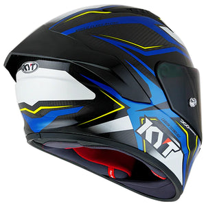 KYT NZ-Race Carbon Stride Blue/White