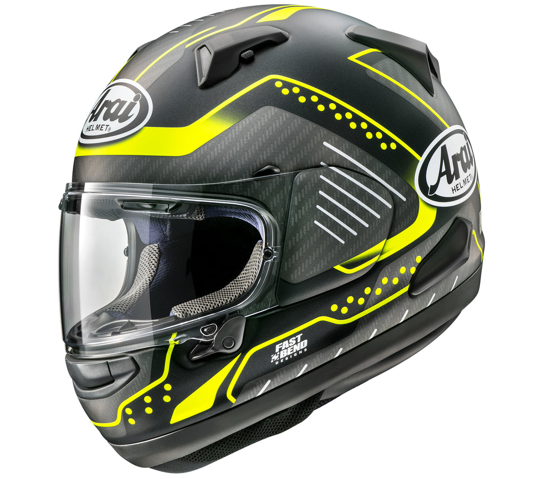 ARAI QUANTUM-X DRONE FLUORESCENT YELLOW FROST