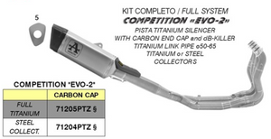 Arrow Competition "EVO-2" PISTA Full Exhaust for 2020+ BMW S1000RR / M1000RR
