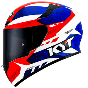 KYT TT Course Gear Blue/Red