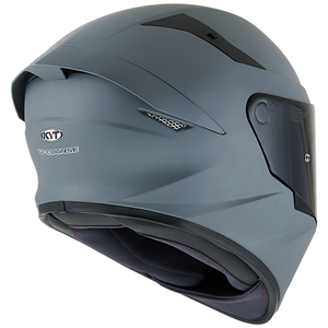 KYT TT Course Solid Matte Grey