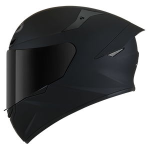 KYT TT Course Solid Matte Black