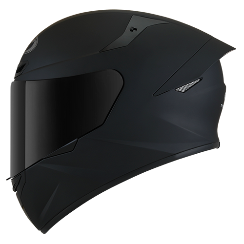 KYT TT Course Solid Matte Black