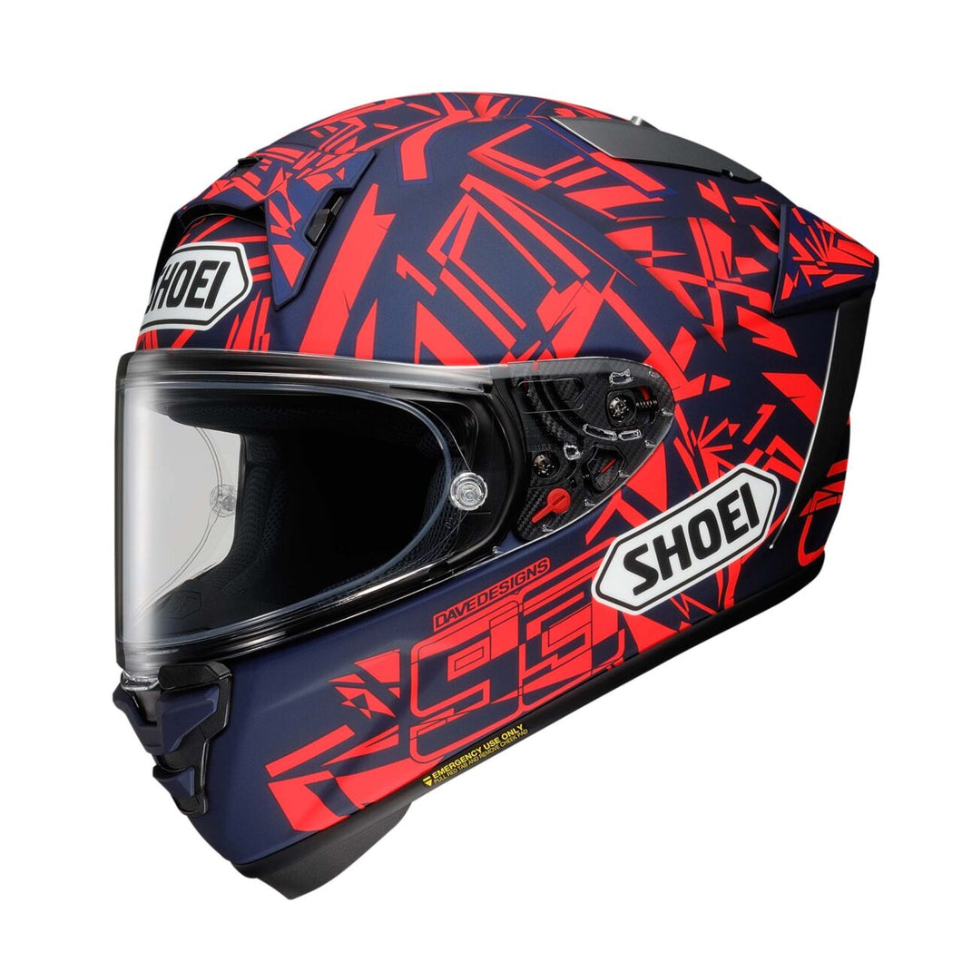 Shoei X-Fifteen Helmet Marquez Dazzle TC-1