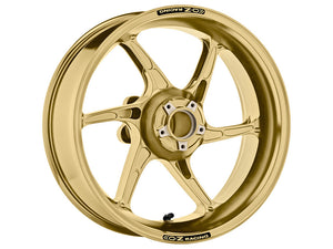 OZ Racing - Cattiva Magnesium 6 Spoke Rear Wheel - GOLD - Aprilia - C6095AP60X5G