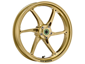 OZ Racing - Cattiva Magnesium 6 Spoke Front Wheel - GOLD - Aprilia - C3065AP35X5G